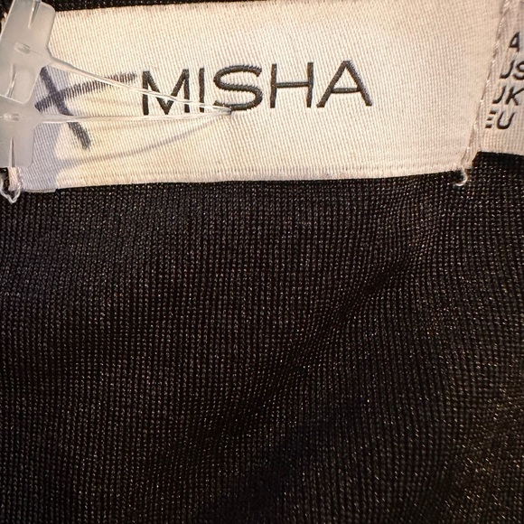 NEW MISHA MOURA JUMPSUIT SIZE 2 Elegant Black - Picture 11 of 13